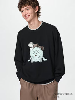 KAWS UNIVERSE UT Crewneck Black