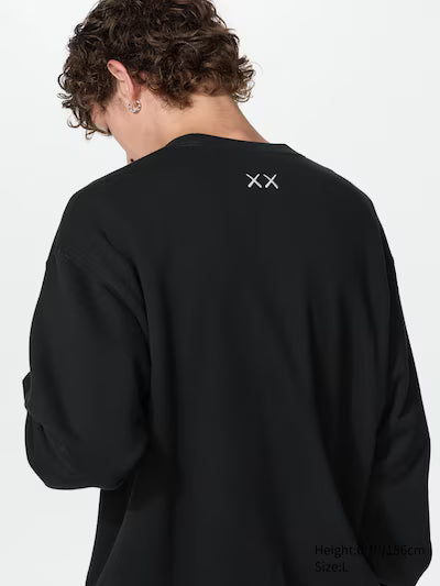 KAWS UNIVERSE UT Crewneck Black
