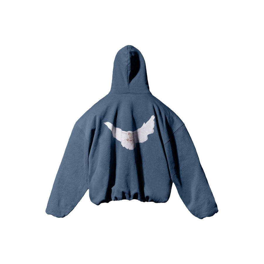Yeezy x Gap x Balenciaga Dove Hoodie Dark Blue