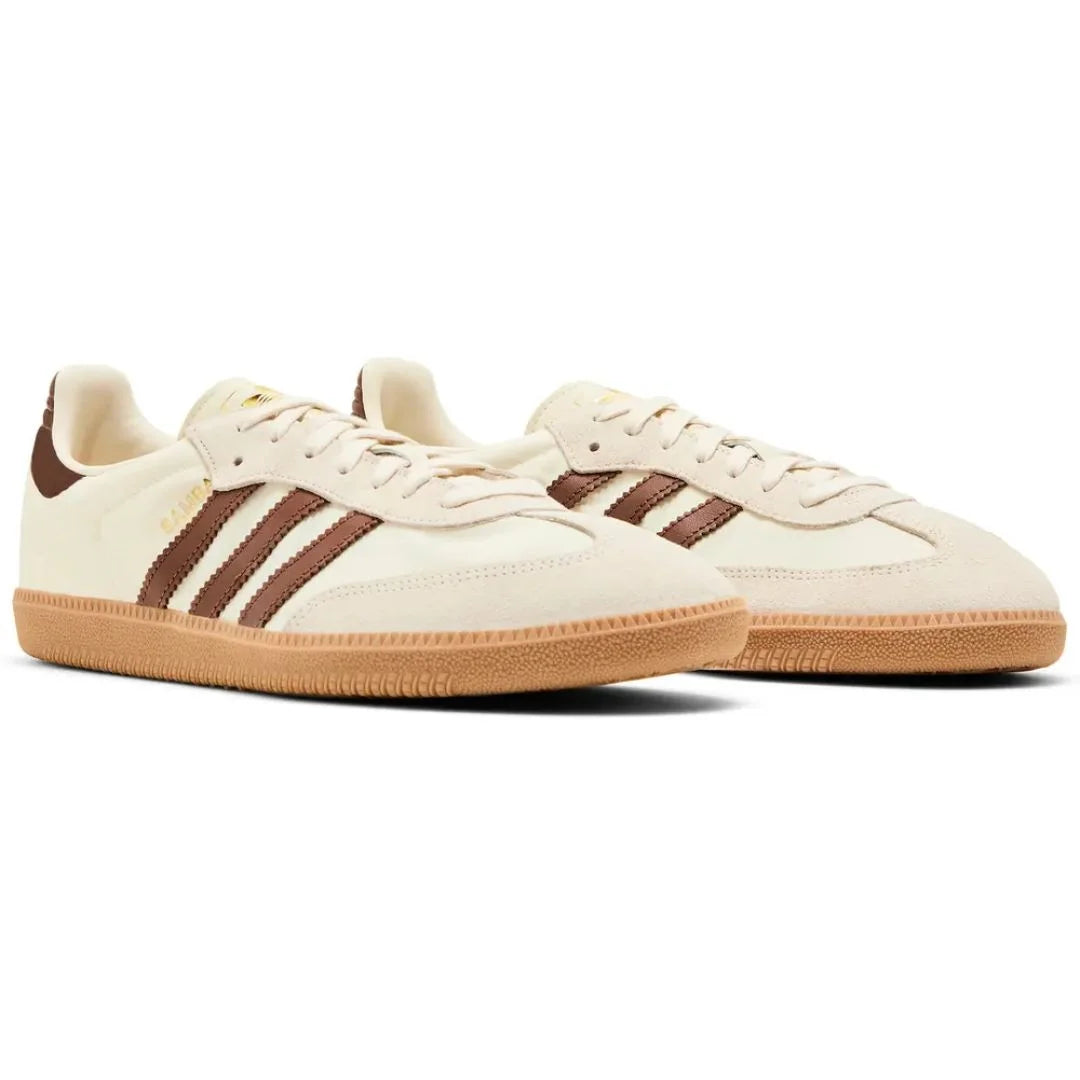 Adidas Samba OG krémově bílá, použitá, hnědá
