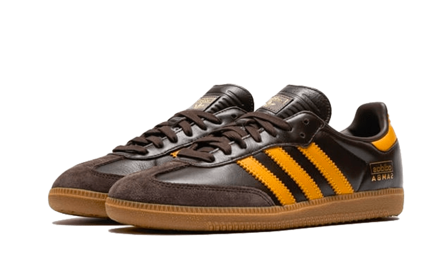adidas Samba OG Tmavě hnědá žlutá