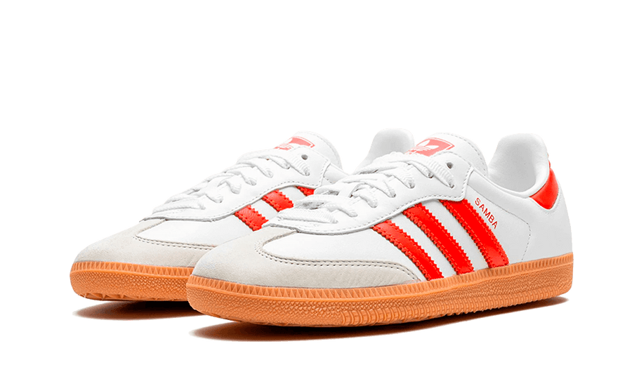adidas Samba OG White Solar Red Gum