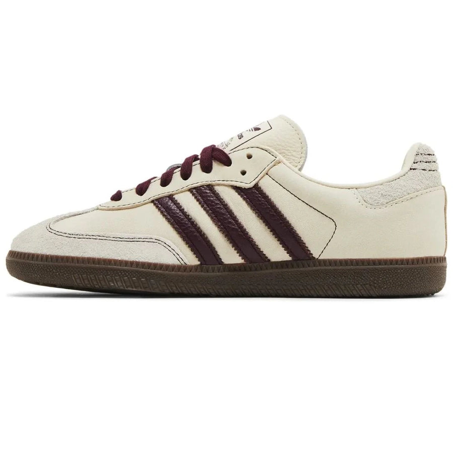 Adidas Samba OG Wonder White Maroon