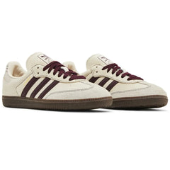 Adidas Samba OG Wonder White Maroon