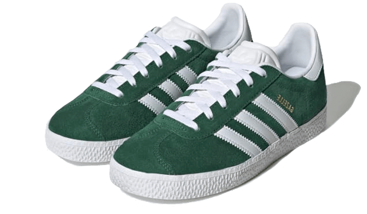 adidas Gazelle Junior Dark Green White