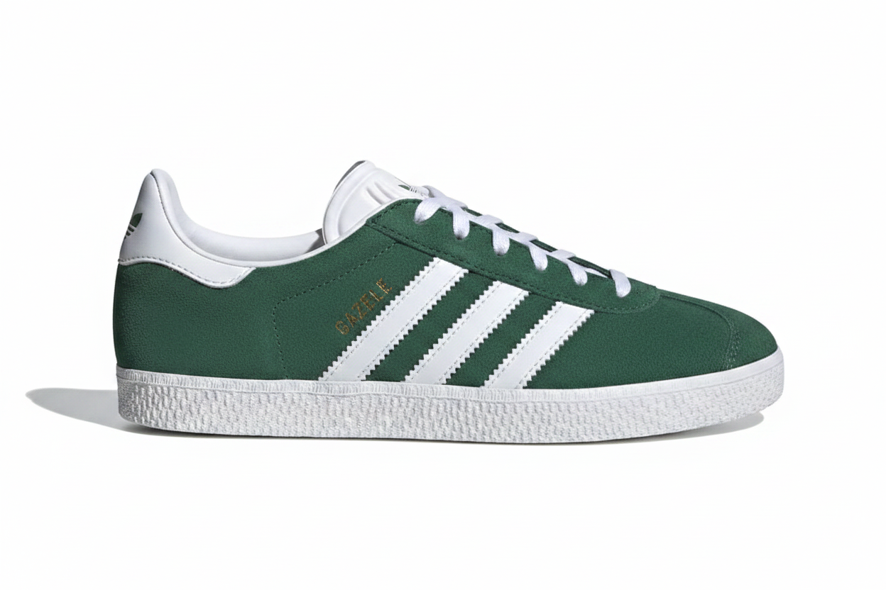 adidas Gazelle Junior Dark Green White