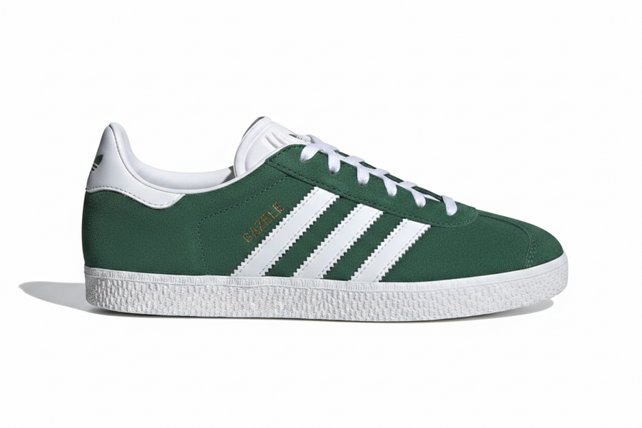adidas Gazelle Junior Dark Green White