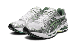 Asics Gel-Kayano 14 White Pure Silver Slate Grey Sage