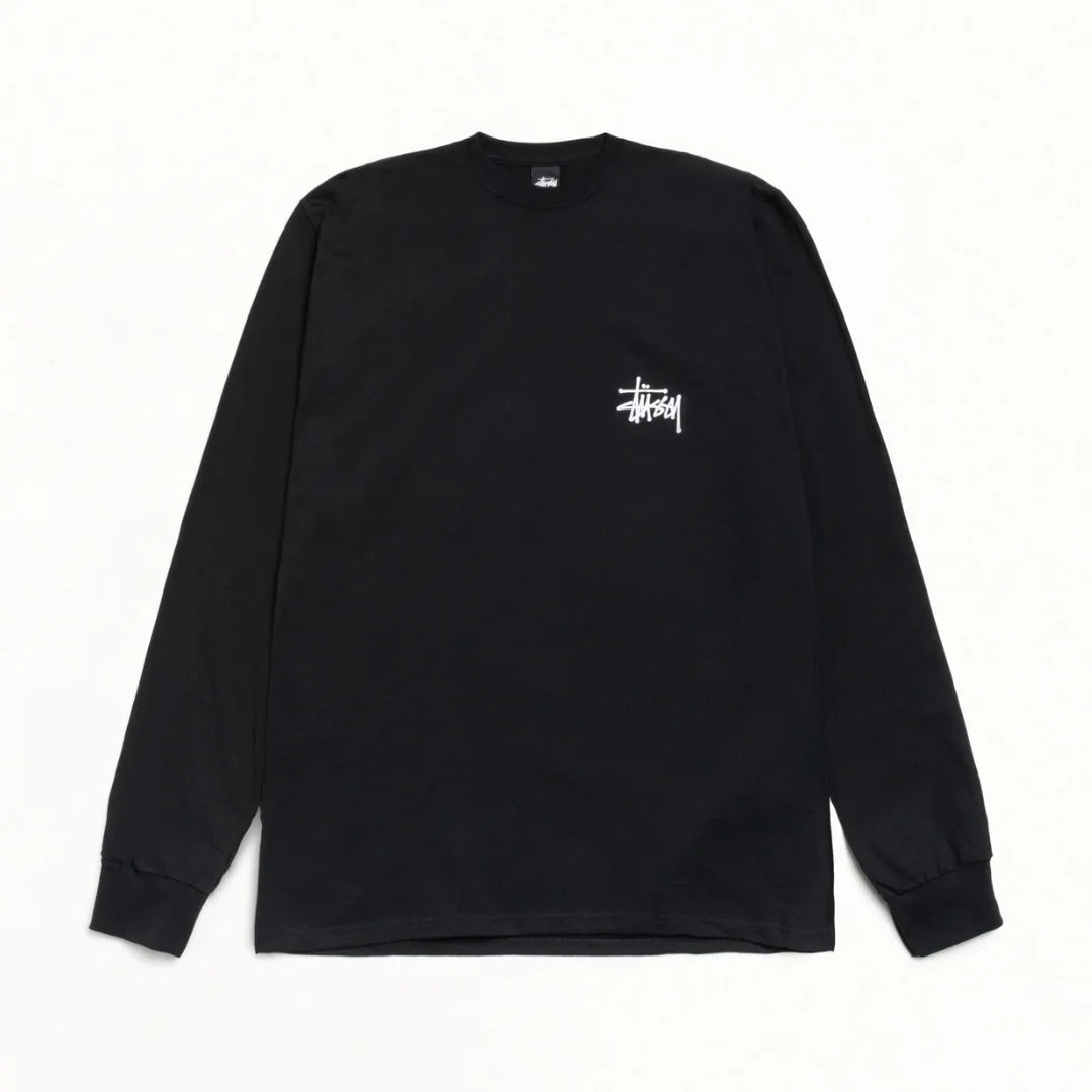 Stussy Basic Longsleeve Tee Black