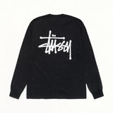 Stussy Basic Longsleeve Tee Black