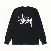 Stussy Basic Longsleeve Tee Black