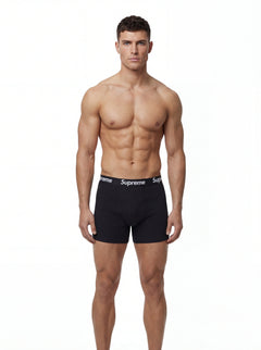 Supreme Boxers 4 Pack Black