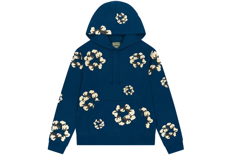Denim Tears x Cactus Plant Flea Market Cactus Tears Wreath Hoodie Navy
