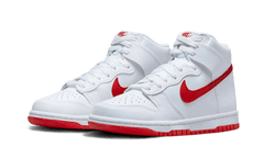 Nike Dunk High White Picante Red