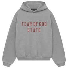 Essentials Long Set Dark Heather Fleece