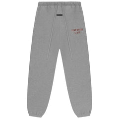 Essentials Long Set Dark Heather Fleece