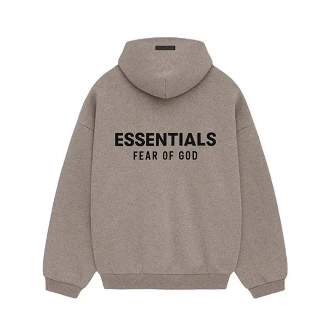 Essentials Fleece Hoodie Heather Gray (FW24)