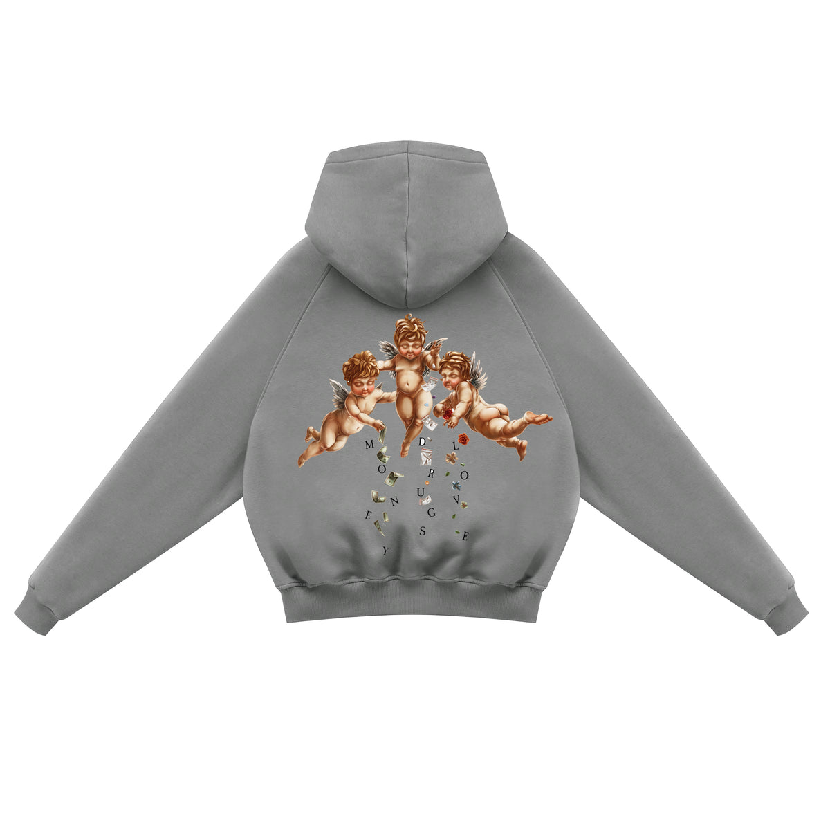 Oddity Angels Hoodie Grey