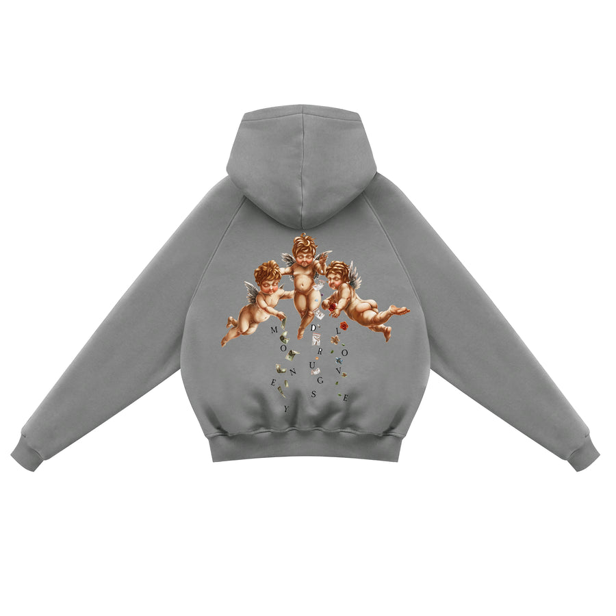 Oddity Angels Hoodie Grey