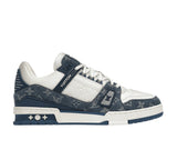 Louis Vuitton LV Trainer Monogram Denim White Blue