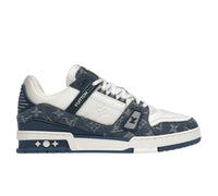 Louis Vuitton LV Trainer Monogram Denim White Blue