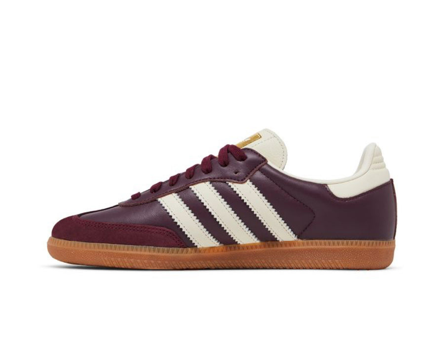 Adidas Samba OG Maroon Gold Metallic