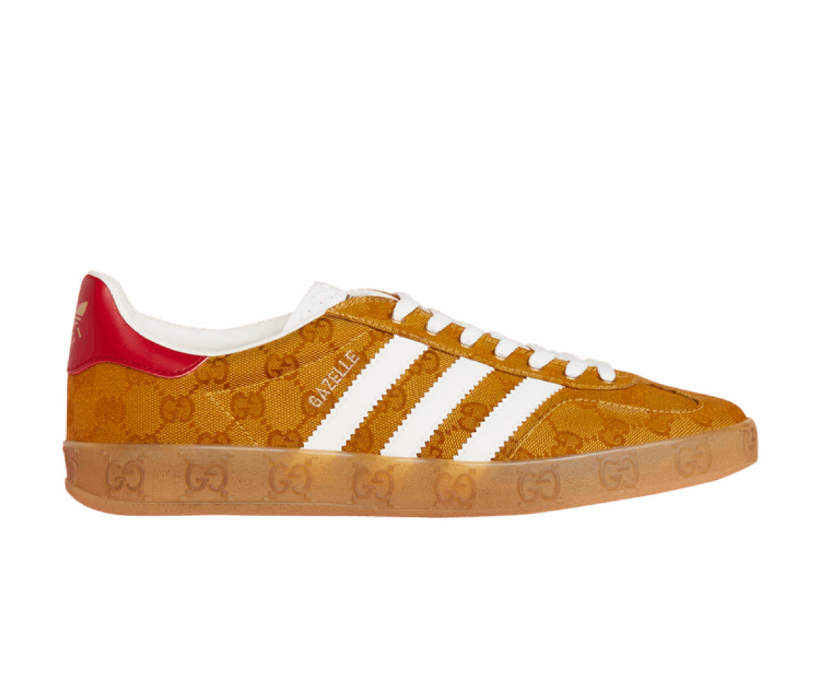 Adidas Gazelle Gucci Original GG Beige Brown