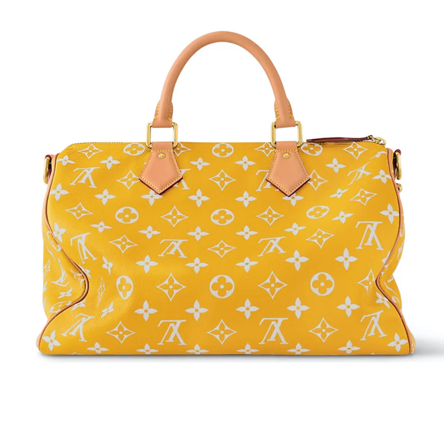 Louis Vuitton Speedy P9 Bandoulière 40 Jaune Mat
