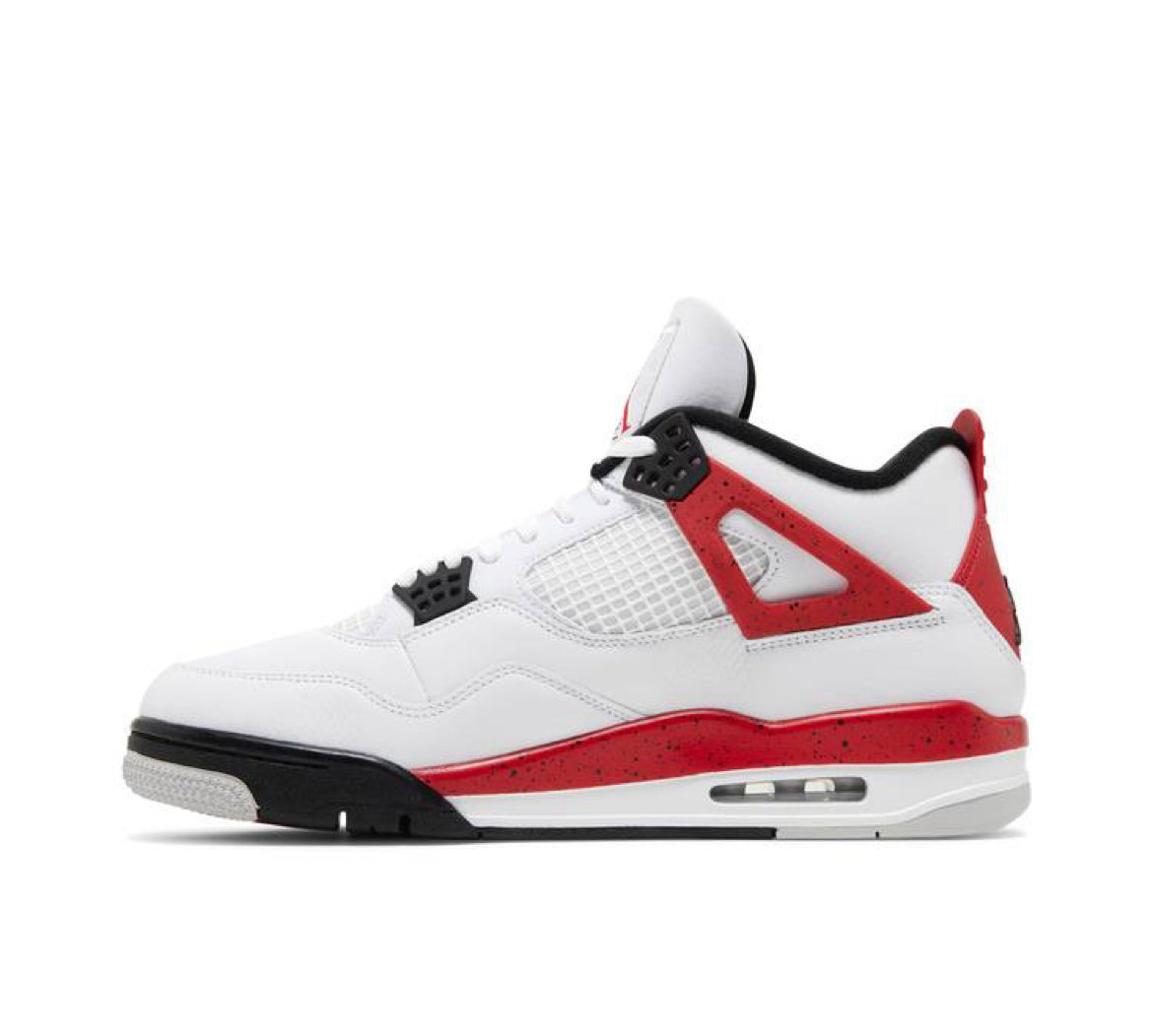 Air Jordan 4 Black Retro Red Cement
