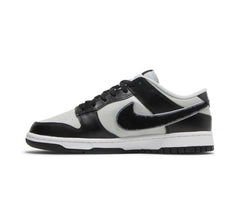 Nike Dunk Low Chenille Swoosh Black Grey