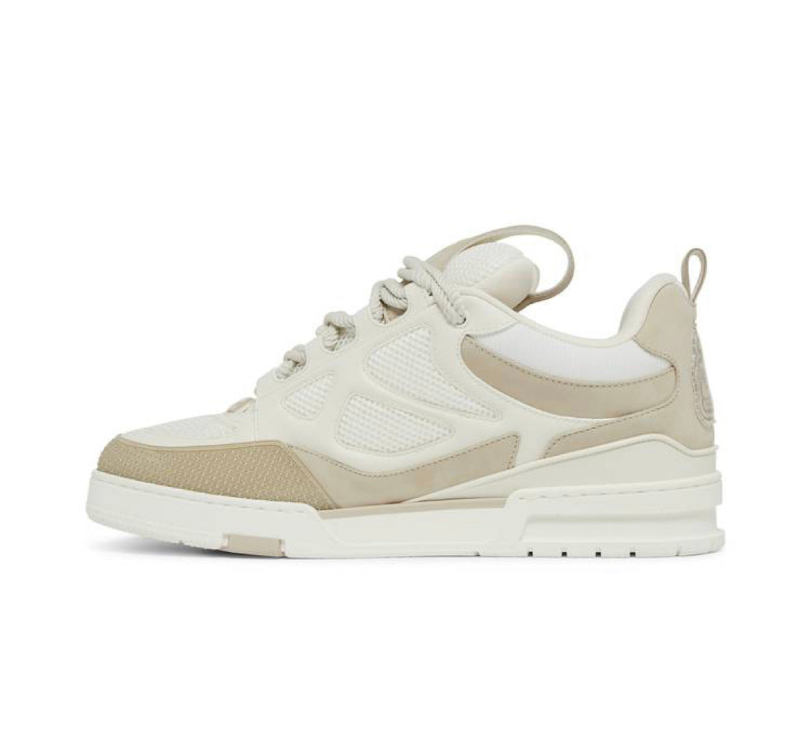 Louis Vuitton LV Skate Sneaker Beige White