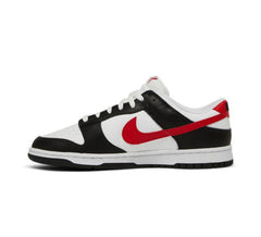 Nike Dunk Low Black White Red