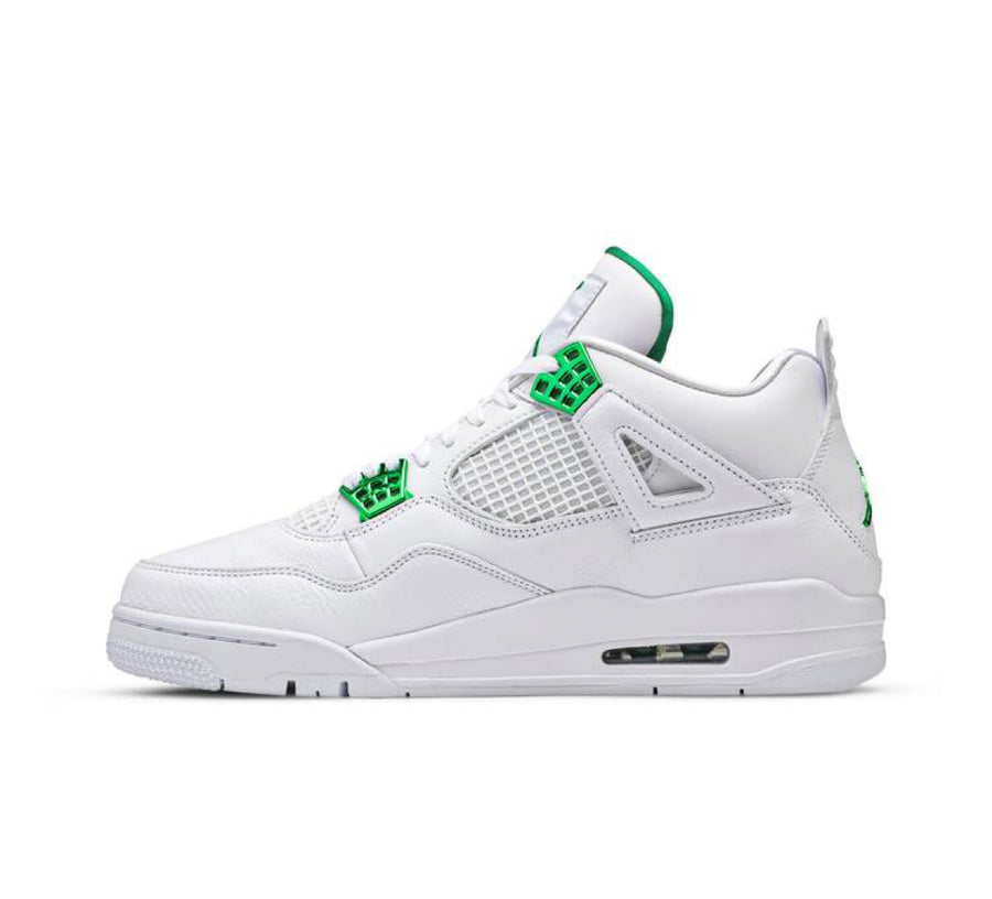 Air Jordan 4 Retro Green Metallic