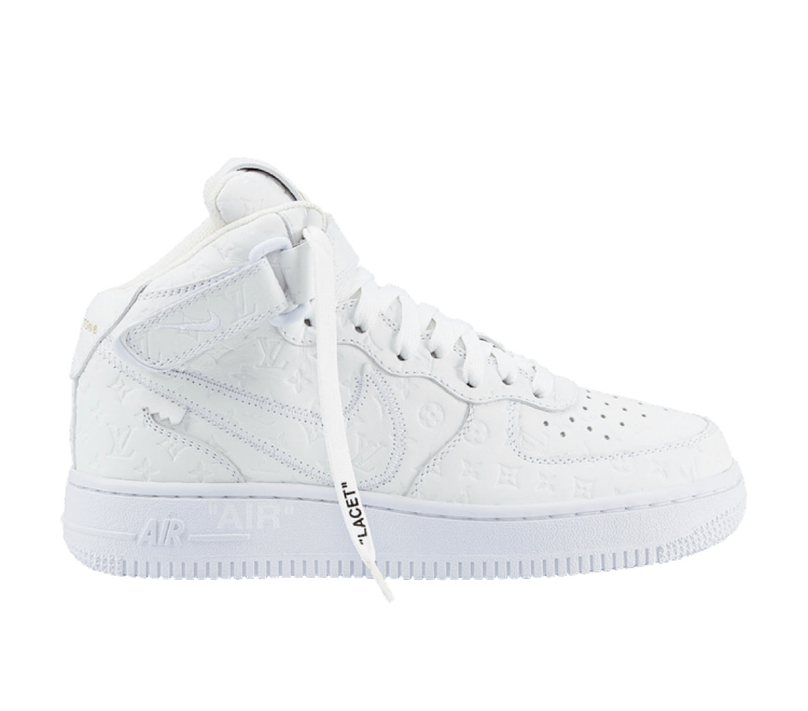 Nike Air Force 1 Mid x Louis Vuitton White