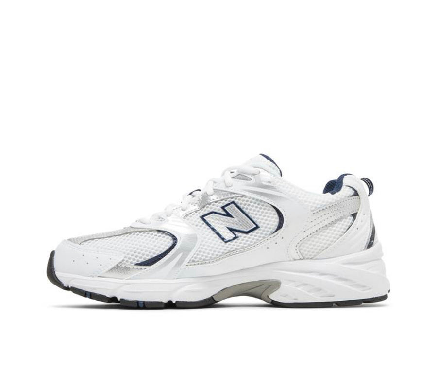New Balance 530 White Silver Navy