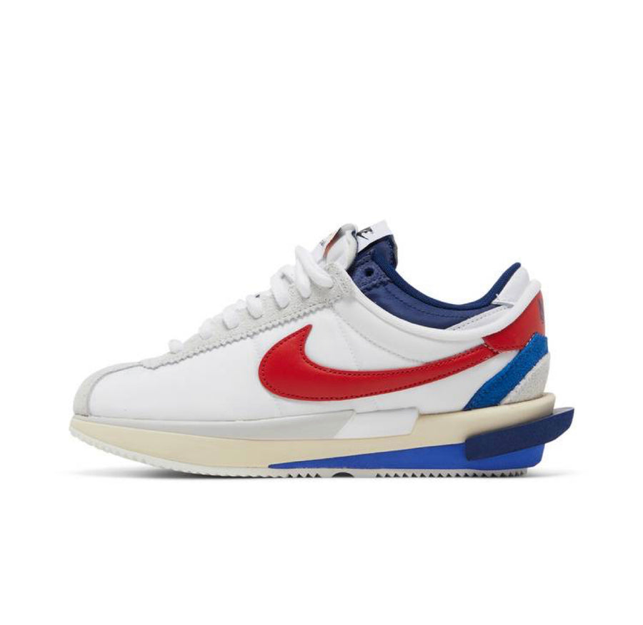 Nike Zoom Cortez SP sacai White University Red Blue