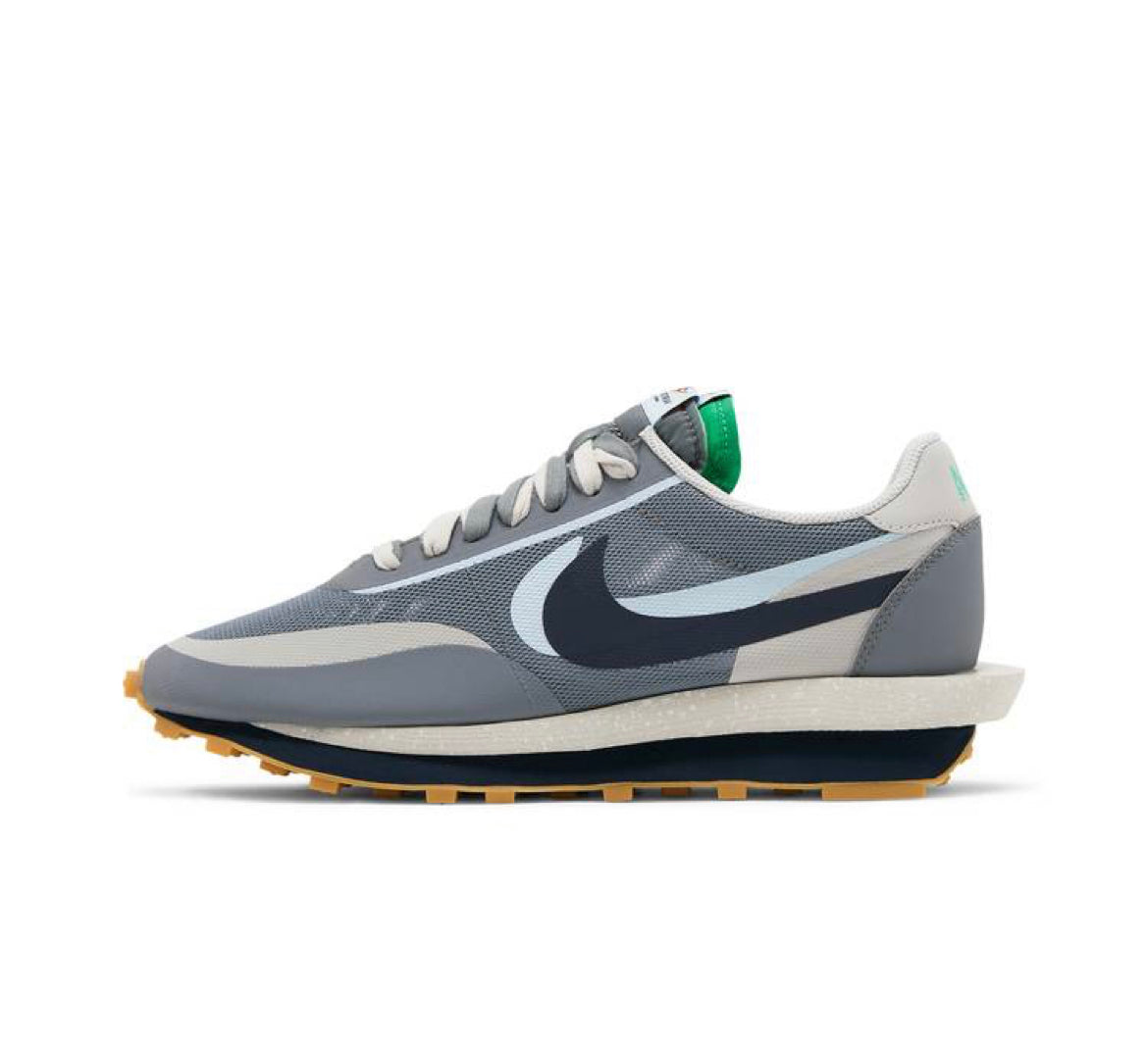 Nike LD Waffle sacai CLOT Kiss of Death 2 Cool Grey