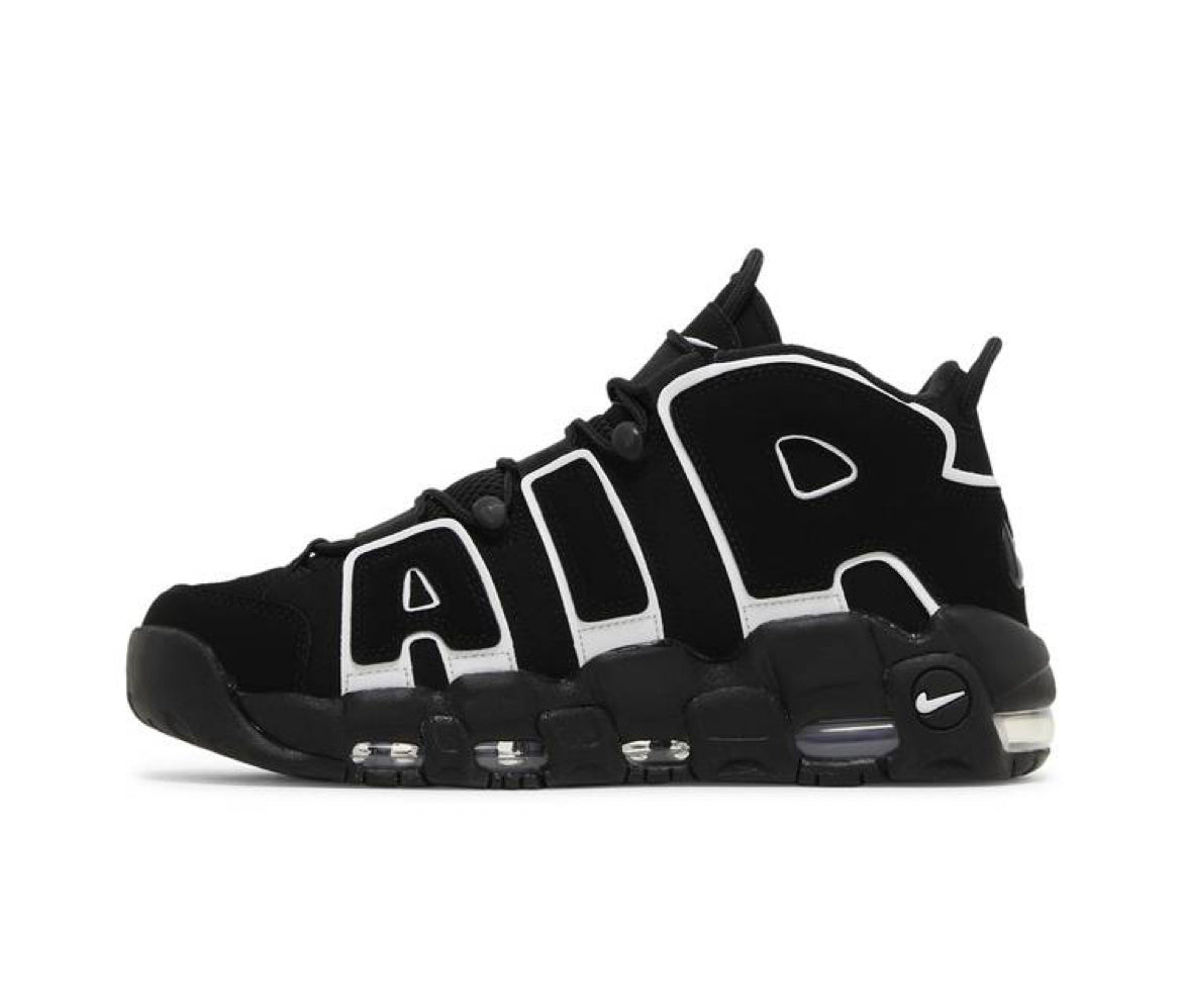 Nike Air More Uptempo Black White