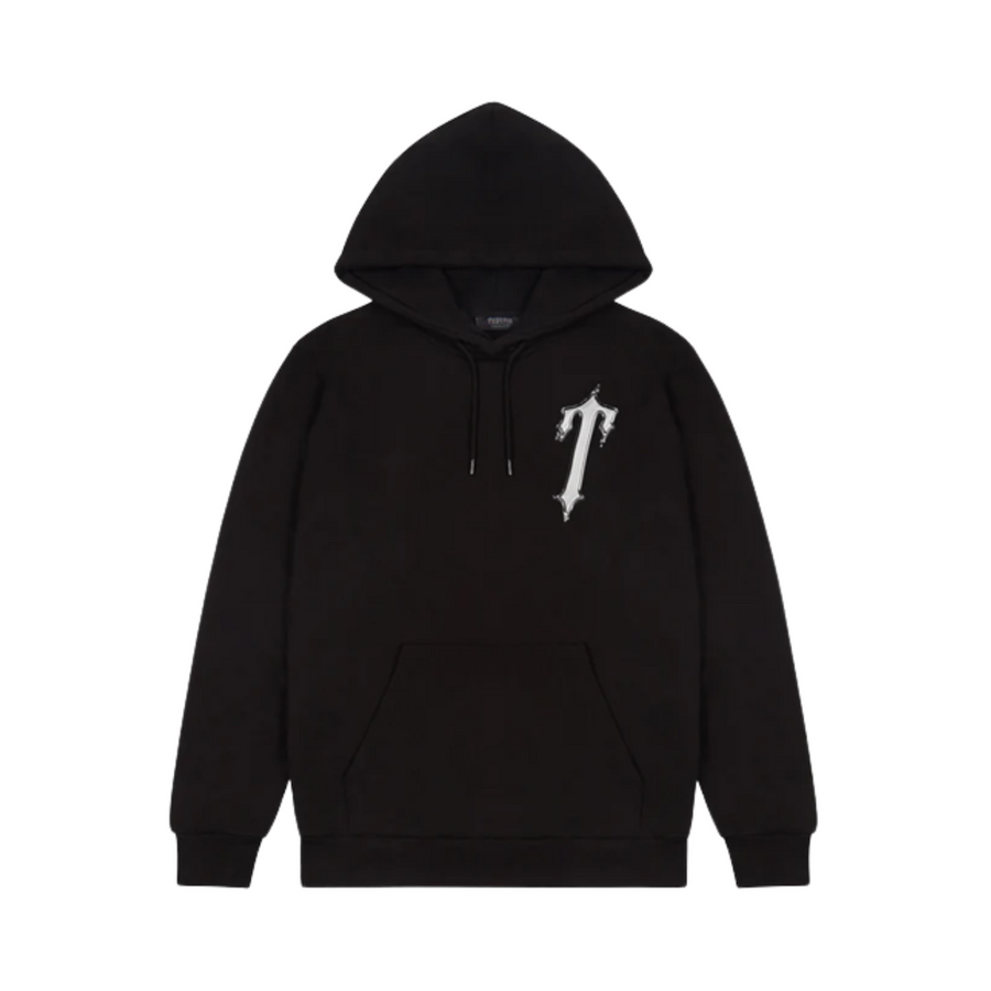 Trapstar Liquid Chrome Hoodie Black