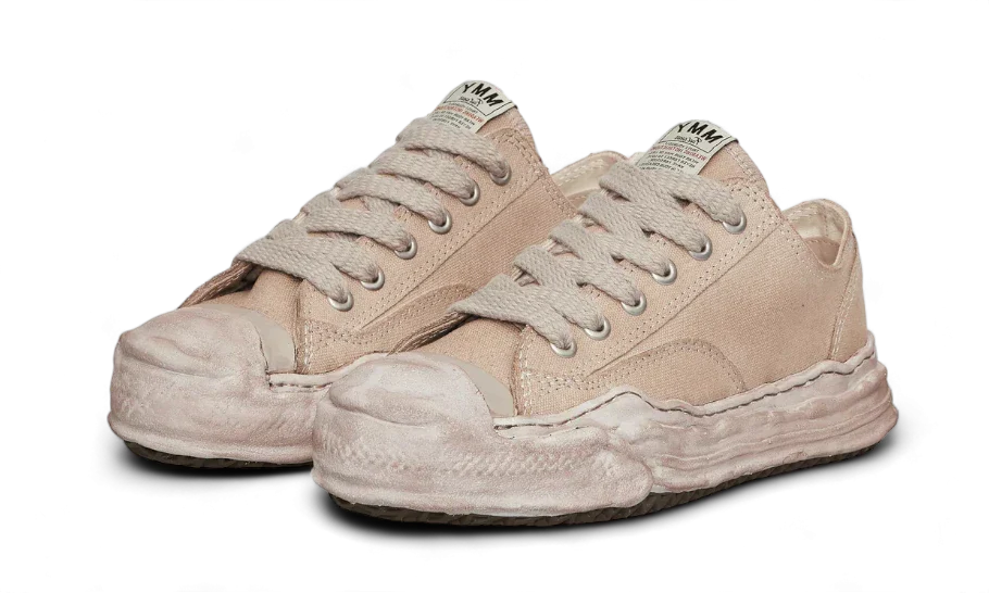 Maison Mihara Yasuhiro Hank OG Sole Over-Dyed Canvas Low Brown