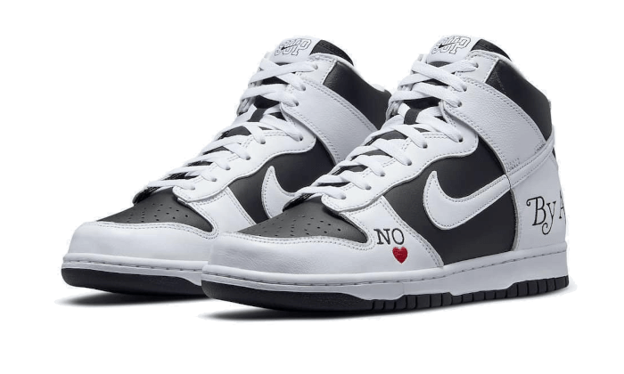 Supreme x Nike SB Dunk High By Any Means Black