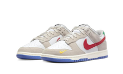 Nike Dunk Low Light Iron Ore Red Blue