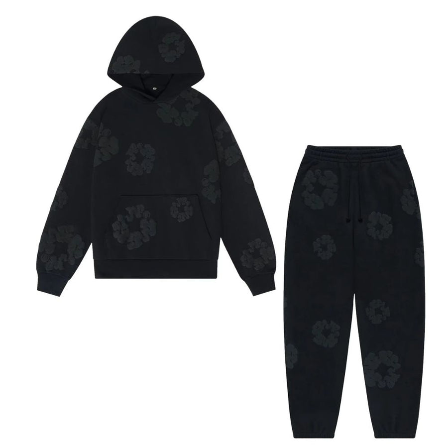 Denim Tears Cotton Wreath Set Black Monochrome