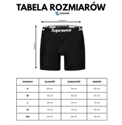 Supreme Boxers 4 Pack Black