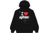 Sp5der I Heart SP5 Hoodie Black