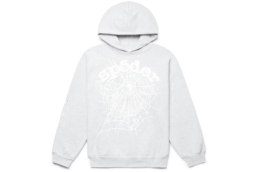 Sp5der OG Web Grey Hoodie