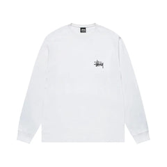 Stussy Basic Longsleeve Tee White