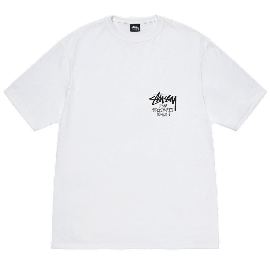 Stussy Dover Street London Tee White
