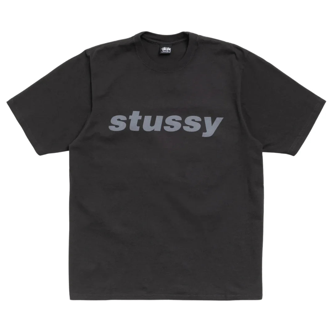 Stussy Shark Tee barvené pigmentem černé