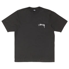 Stussy Skate Stack Tee Pigment Dyed Black